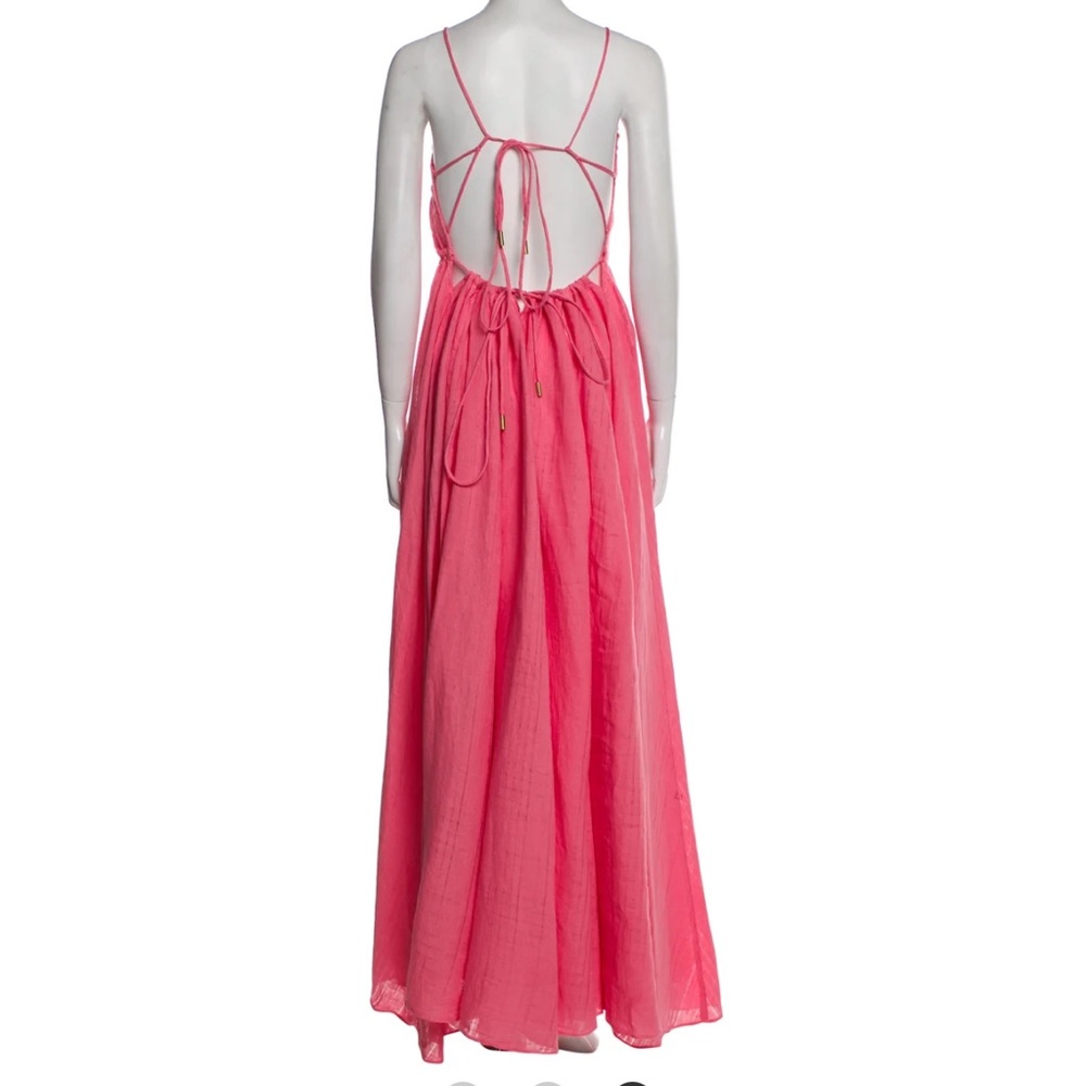 Cult Gaia squareneck open back maxi dress, small